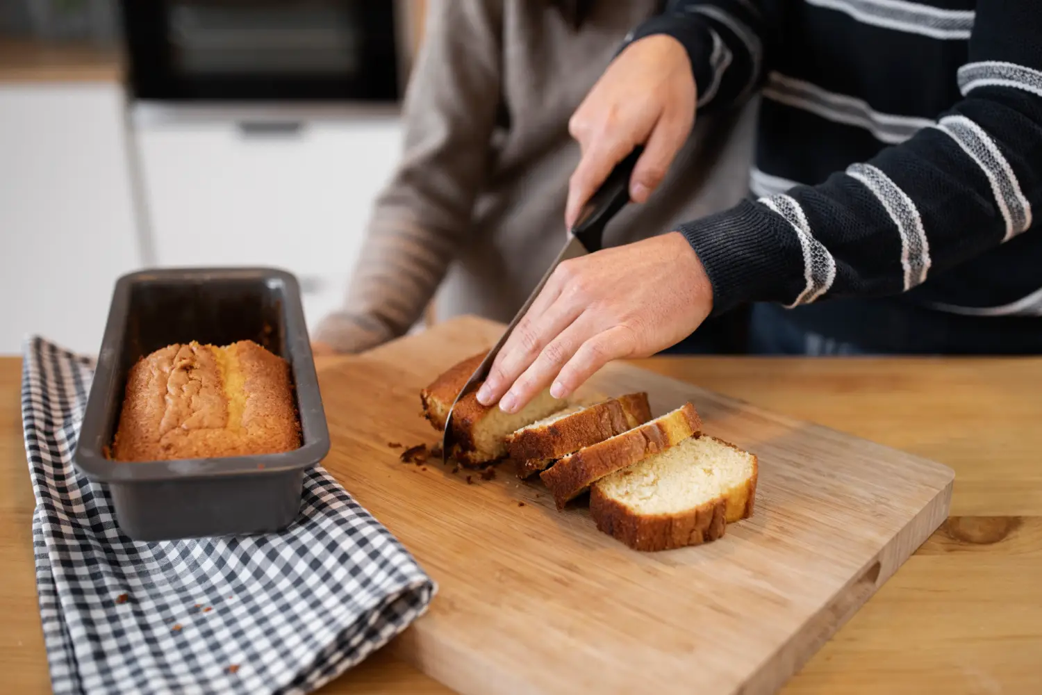The use of bread in making sandwiches